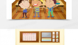 教室漫画图片,漫画中的校园生活剪影